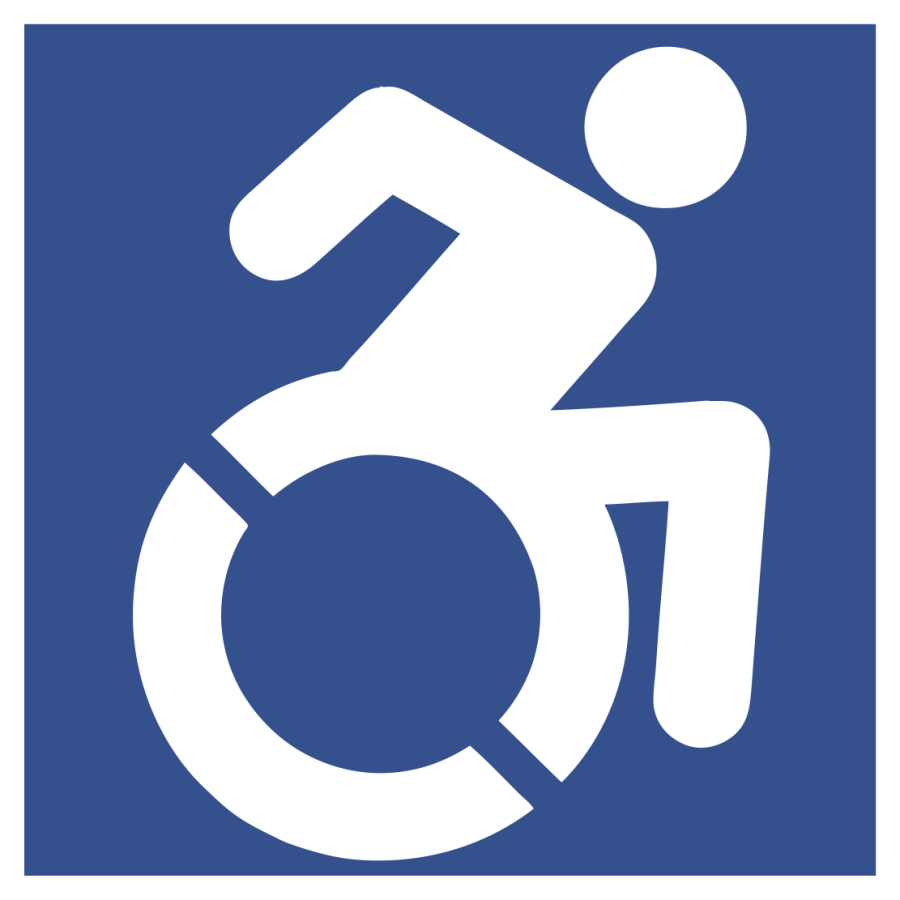 Blue Accessibility Icon