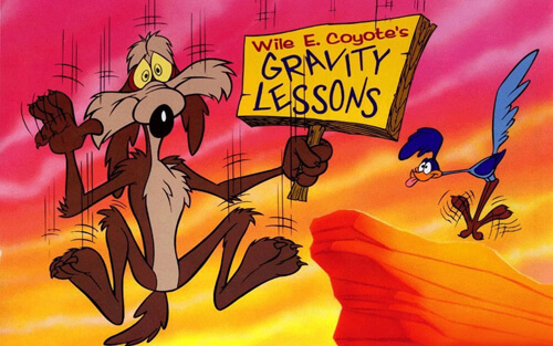 Wile E. Coyote's Gravity Lessons